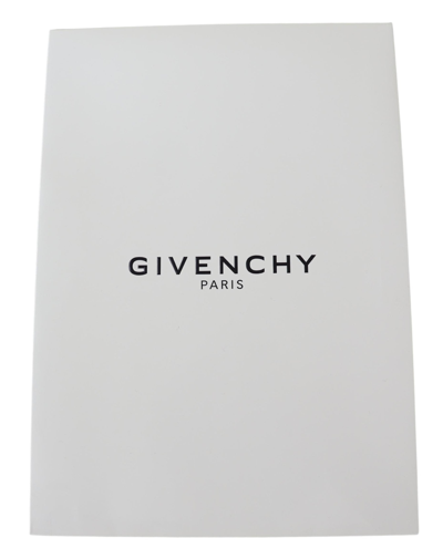 Givenchy Elegant Monochrome Wool-silk Blend Scarf In White