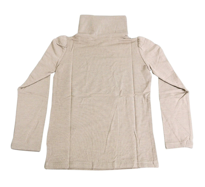 Gucci Kids Beige Modal Cashmere Horsebit Turtle Neck T Shirt (size 4) In Beige