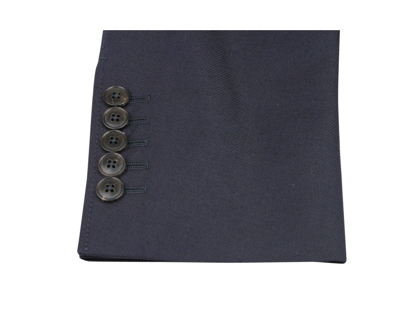 Gucci Embossed Cotton Twill Jacket In Blue