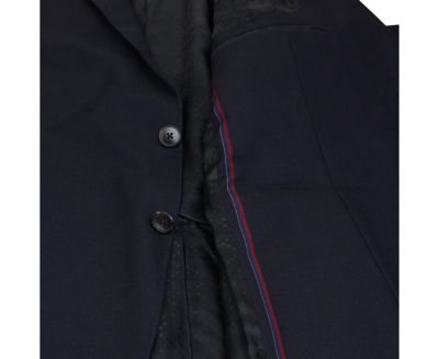 Shop Gucci Men's 2 Button Blue Cotton / Wool / Mohair Dylan'60 Selvage Jacket