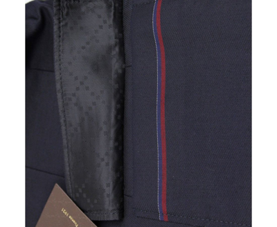 Gucci Embossed Cotton Twill Jacket In Blue