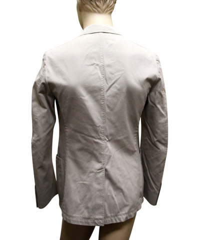 Shop Gucci Men's Beige Cotton Blazer Jacket