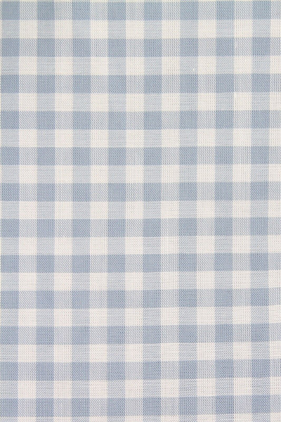 Gucci Men's Blue Topaz / White Cotton Vichy Checkered Slim Shirt In Blue Topaz / White