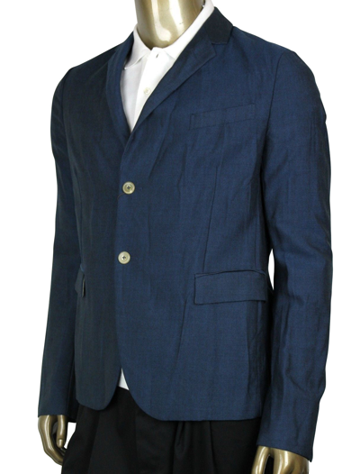 Gucci Men's Formal Blue Saphire Wool / Mohair 2 Buttons Jacket In Blue Saphire