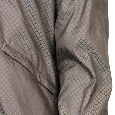 Gucci Mens Diamante Brown Polyamide Polyester Hooded Blouse Jacket 293026 2820 In Brown