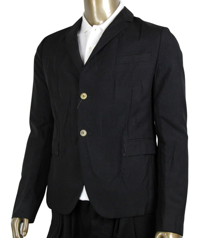 Gucci Men's Formal 2 Buttons 1 Vent Black Wool / Mohair Jacket In Black