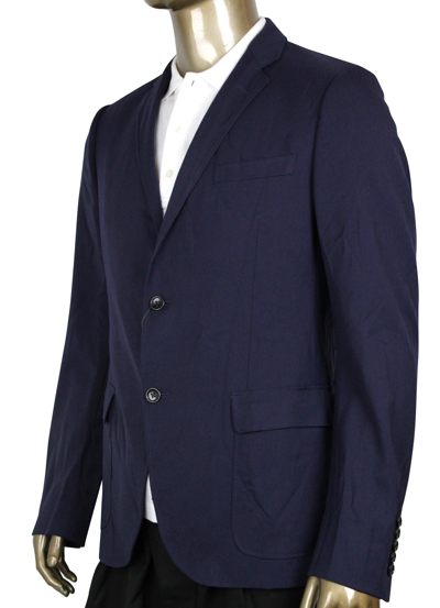 Shop Gucci Men's Formal 2 Buttons Blue Poly / Wool / Elastane Jacket