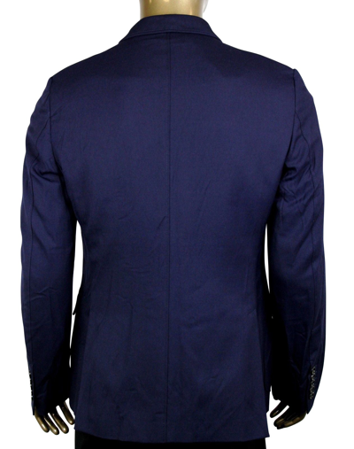 Shop Gucci Men's Formal 2 Buttons Blue Poly / Wool / Elastane Jacket