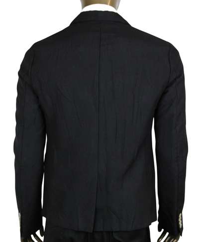 Gucci Men's Formal 2 Buttons 1 Vent Black Wool / Mohair Jacket In Black