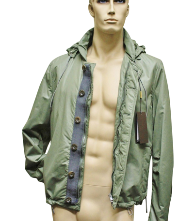 Shop Gucci Men's Green Jacket With Padding