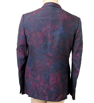 Gucci Men's Multi-color Runway Sketch-printed Flannel Dandy Jacket In Multi-color