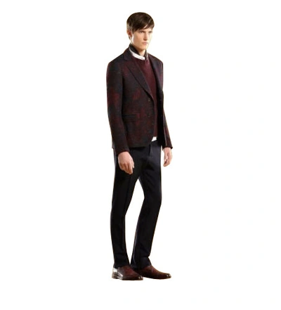 Gucci Men's Multi-color Runway Sketch-printed Flannel Dandy Jacket In Multi-color