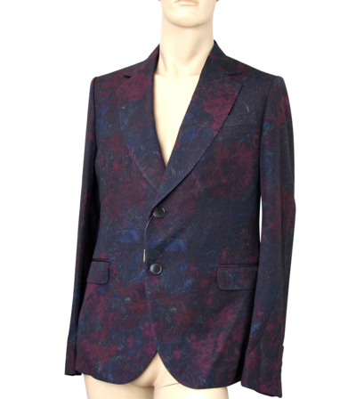 Gucci Men's Multi-color Runway Sketch-printed Flannel Dandy Jacket In Multi-color