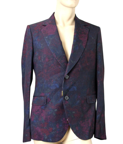 Gucci Men's Multi-color Runway Sketch-printed Flannel Dandy Jacket In Multi-color