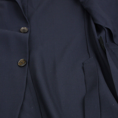 Shop Gucci Men's Panama Blue Wool Gauze Formal 2 Buttons Jacket (g 54 R / Us 44 R)