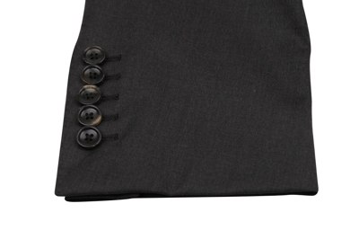 Shop Gucci Men's Signoria Dark Brown Wool 2 Buttons Jacket
