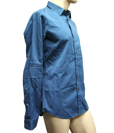Gucci Men's Skinny Greenish Blue Cotton Dress Shirt In Greenish Blue