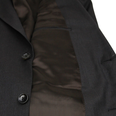 Shop Gucci Men's Signoria Dark Brown Wool 2 Buttons Jacket