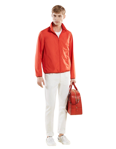 Gucci Men's Techno Polyester Windbreaker Jacket In Blue