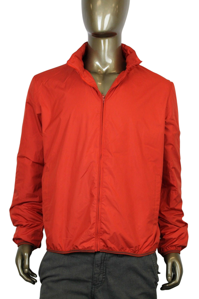 Gucci Men's Techno Polyester Windbreaker Jacket In Blue