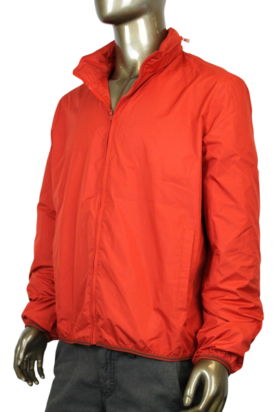Gucci Men's Techno Polyester Windbreaker Jacket In Blue
