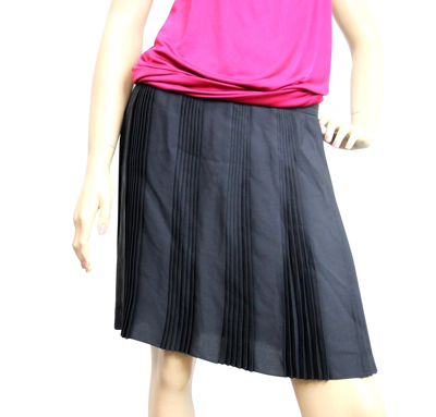 Gucci Womens Black Silk Elastane Runway Pleated Skirt 287807 In Black