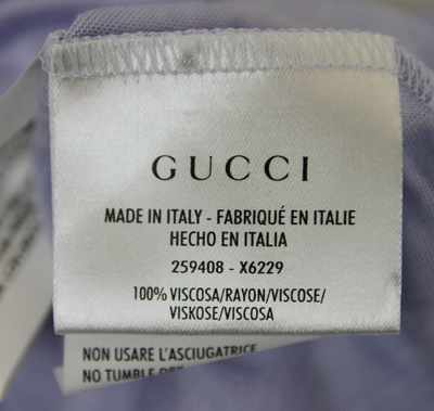 Gucci Womens Lilac Rayon Logo Tank Top 259408 In Lilac
