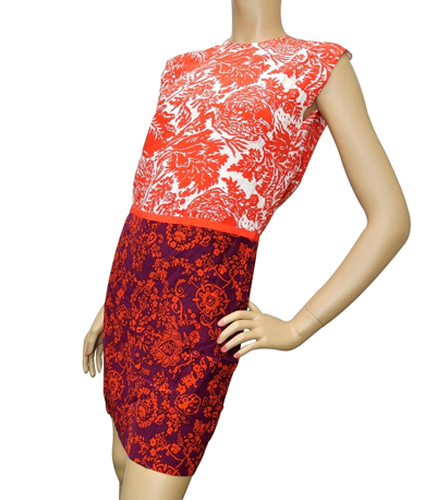 Gucci Womens Multicolor Floral Silk T Shirt Runway Dress 284037 In Multicolor