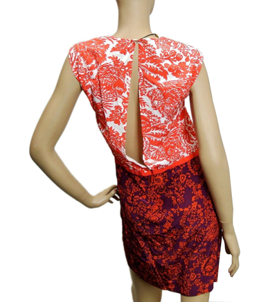 Gucci Womens Multicolor Floral Silk T Shirt Runway Dress 284037 In Multicolor