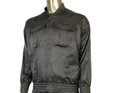 Shop Gucci Women's Silk Twill Blouse Jackets In Brown