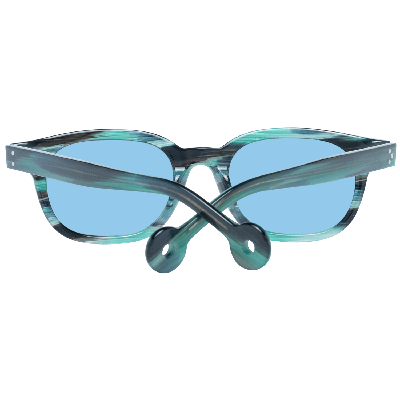 Shop Hally & Son Green Unisex  Sunglasses