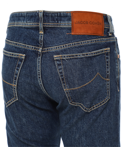 Shop Jacob Cohen Blue Cotton Jeans &amp; Men's Pant