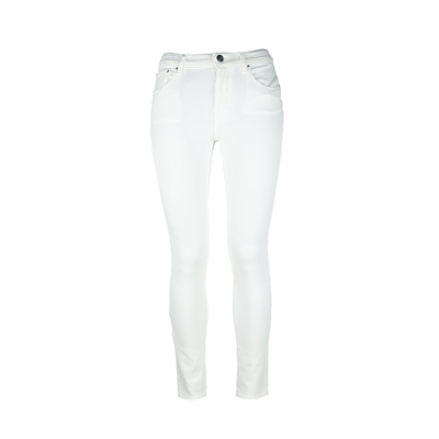Shop Jacob Cohen White Cotton Jeans &amp; Women's Pant