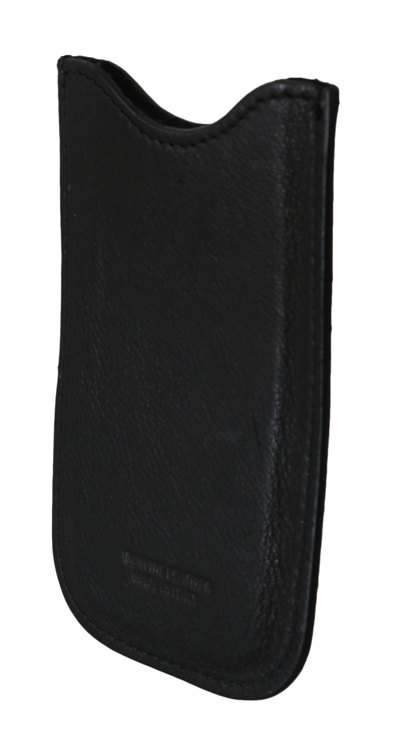 Shop John Galliano Black Leather Multifunctional Men Id Bill Card Holder Men's Wallet