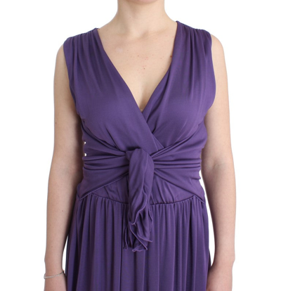 Shop John Galliano Purple Sheath Women's Dress