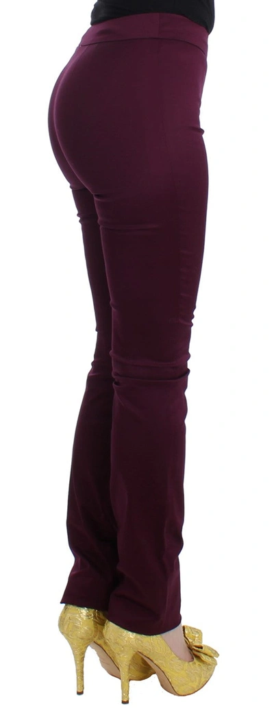 Shop John Galliano Purple Slim Fit Women's Pants