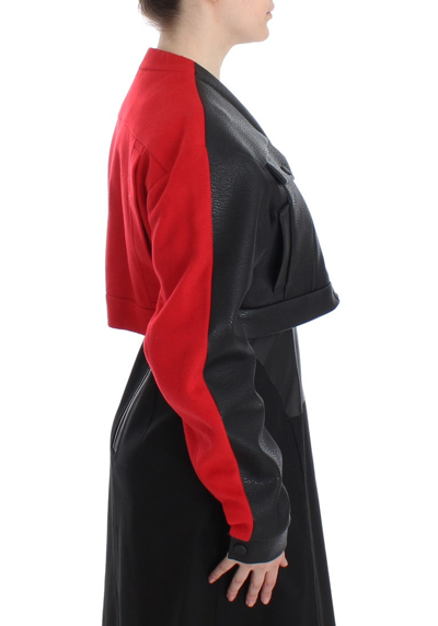 Shop Kaale Suktae Elegant Cropped Artisan Women's Jacket In Black