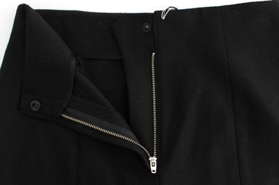 Kaale Suktae High Waist Straight Slim Dress Pants In Black