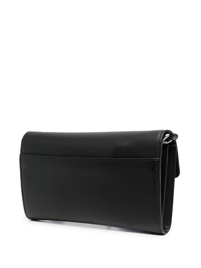 Shop Kenzo Women's Black Leather Shoulder Bag