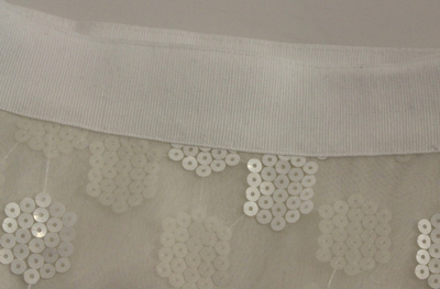 Shop Koonhor Elegant Sequined Pencil Skirt - Pristine Women's White
