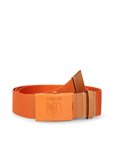 Shop Loewe Men's Orange Other Materials Belt