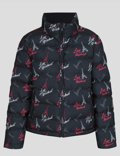 Shop Love Moschino Black Polyester Jackets &amp; Women's Coat