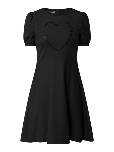 Shop Love Moschino Black Polyester Women's Dress