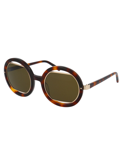 Shop Marni Women's Multicolor Metal Sunglasses