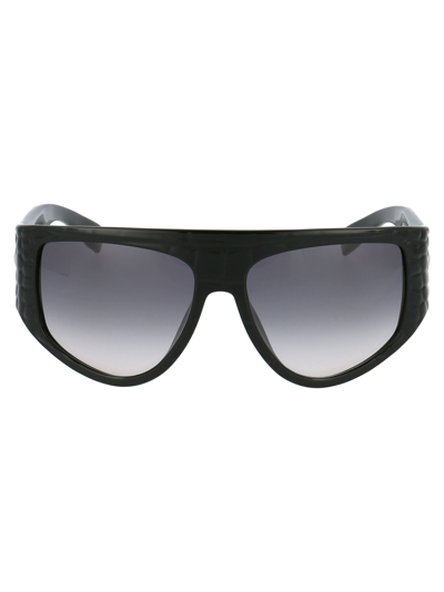 Shop Max Mara Women's Black Acetate Sunglasses