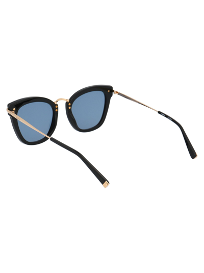 Shop Max Mara Women's Black Acetate Sunglasses
