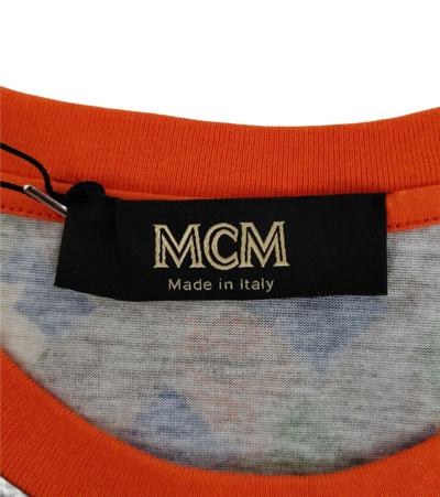 Shop Mcm Men's Jungle Green Cotton Camo Lion Chevron-v T Shirt Mht9amm12g6 (regular; L)