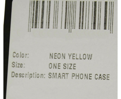 Mcm Unisex Neon Yellow Visetos Iphone X / Xs Cell Phone Case In Neon Yellow
