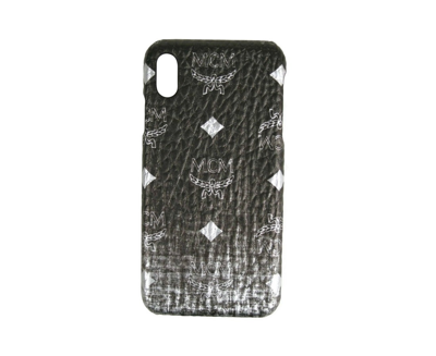 Mcm Unisex Silver Gradation Visetos Iphone Xs Max Cell Phone Case In Silver
