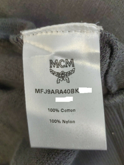 Shop Mcm Women's Black Cotton Embroidered Fringe Logo Zip Up Jacket Mfj9ara40bk (regular; S)